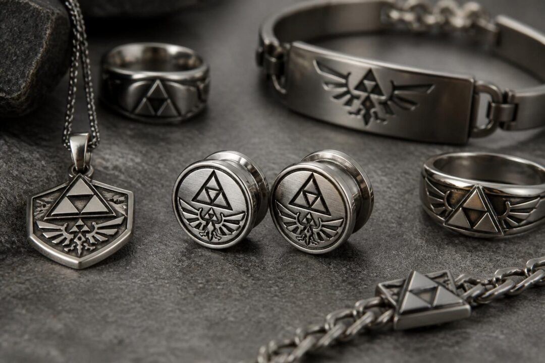 discover durable steel zelda plugs and accessories inspired by triforce jewelry. find the perfect pieces that blend iconic design with lasting quality.
